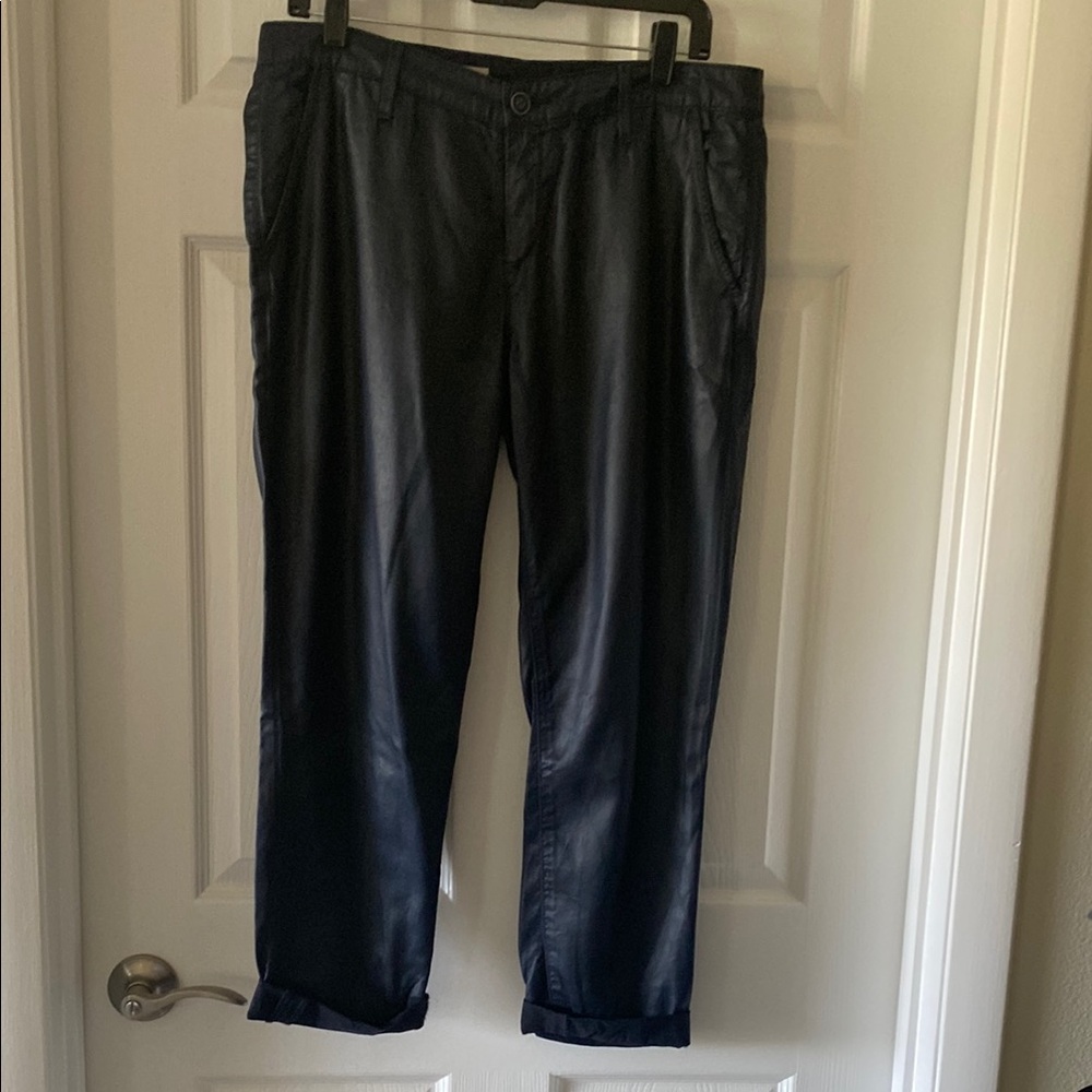 AG Adriano Goldsmith navy coated pants